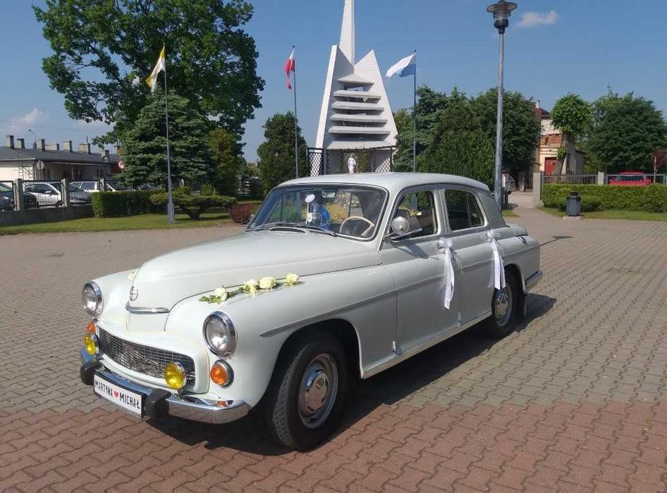 Samochód do ślubu auto do ślubu Warszawa 223 na ślub wesele zabytkowe