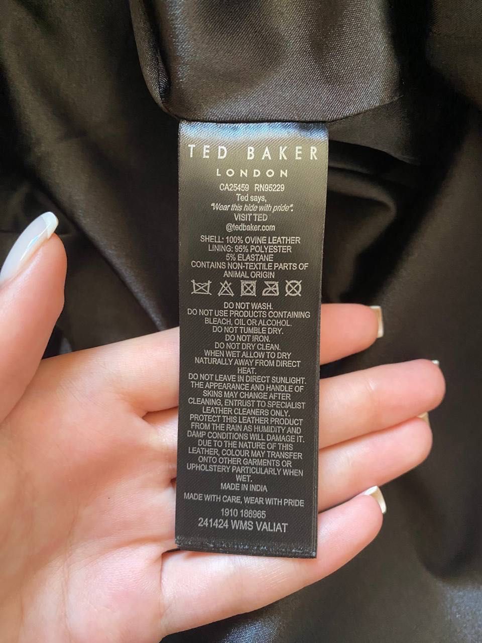 Шкіряна стильна спідниця Ted Baker