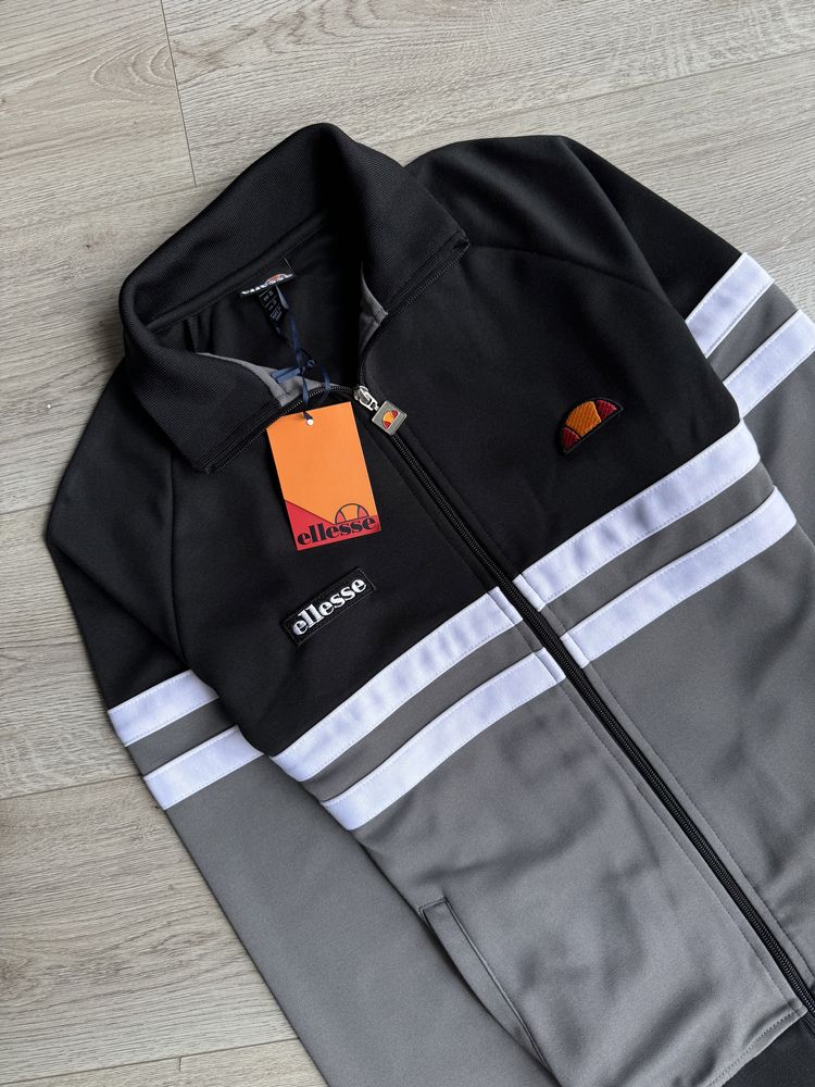 Олімпійка Ellesse Original темно-сіра, Кофта Еліс, Зіп Худі Елис