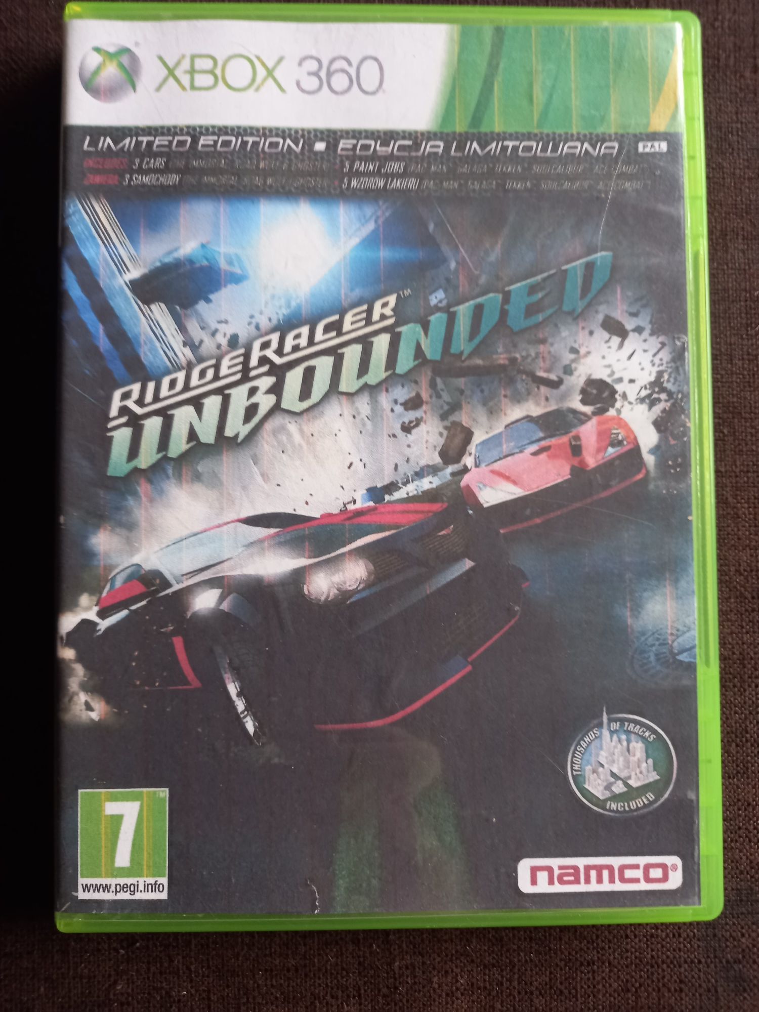 Gra Ridge Racer Unbounded na konsolę xbox 360