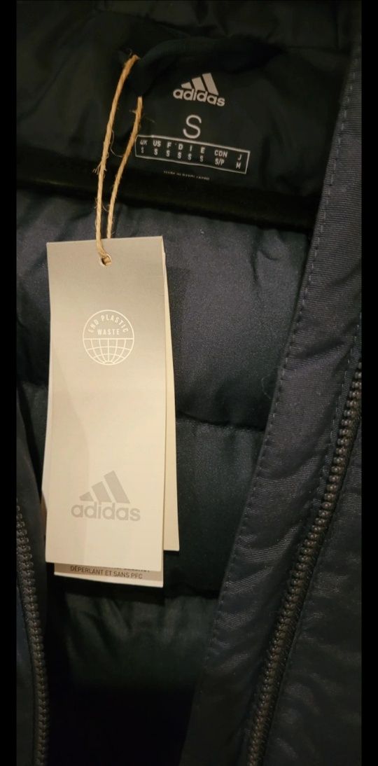 Kurtka zimowa/Parka Adidas,Granatowa, roz. S