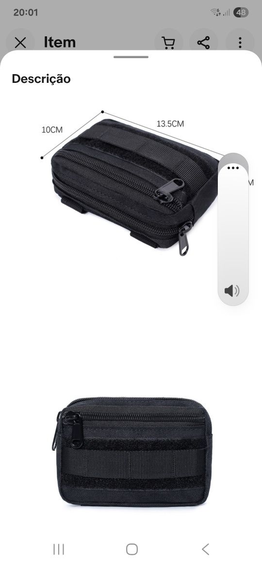 Bolsa cintura  tatical
