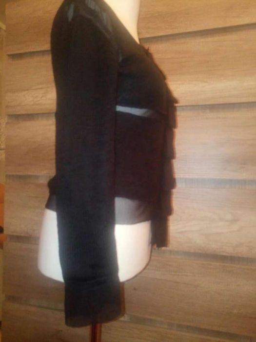 Sweter Only wełna/tiul S/M