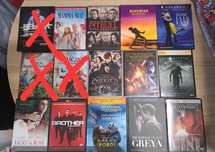 Filmy na płytach DVD
