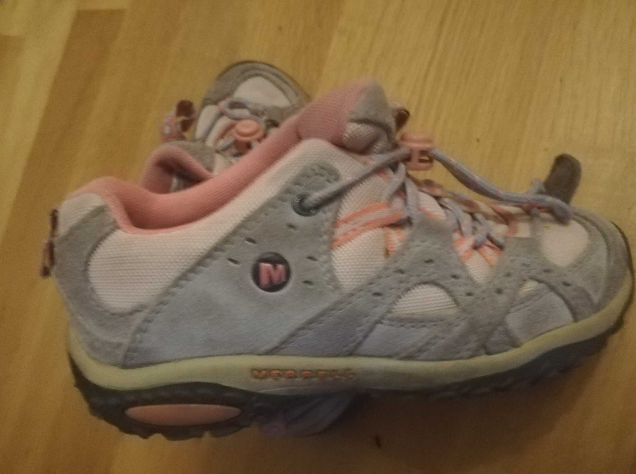 Buty trekkingowe Merrell 31 ze skóry skórzane dla dziewczynki