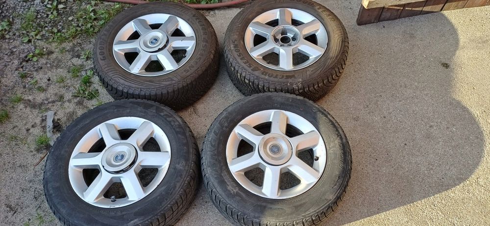 Koła felgi 15 fiat ulysse II 2 opony zimowe wywazone 205/65 r15 6mm