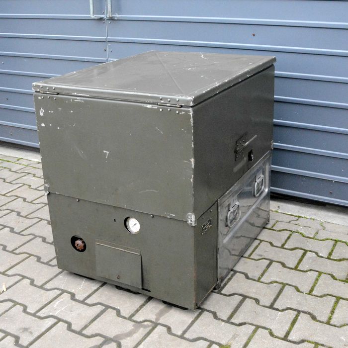 Kuchnia polowa KP-25 z palnikiem z wojska