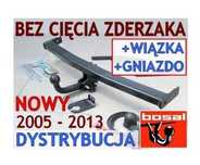 Markowy Kompletny Nowy Hak Holowniczy Bosal + Kula + Wiązka do Renault Clio 3 III 3/5 Drzwi Hatchback HTB + Kombi od 2005 GWARANCJA