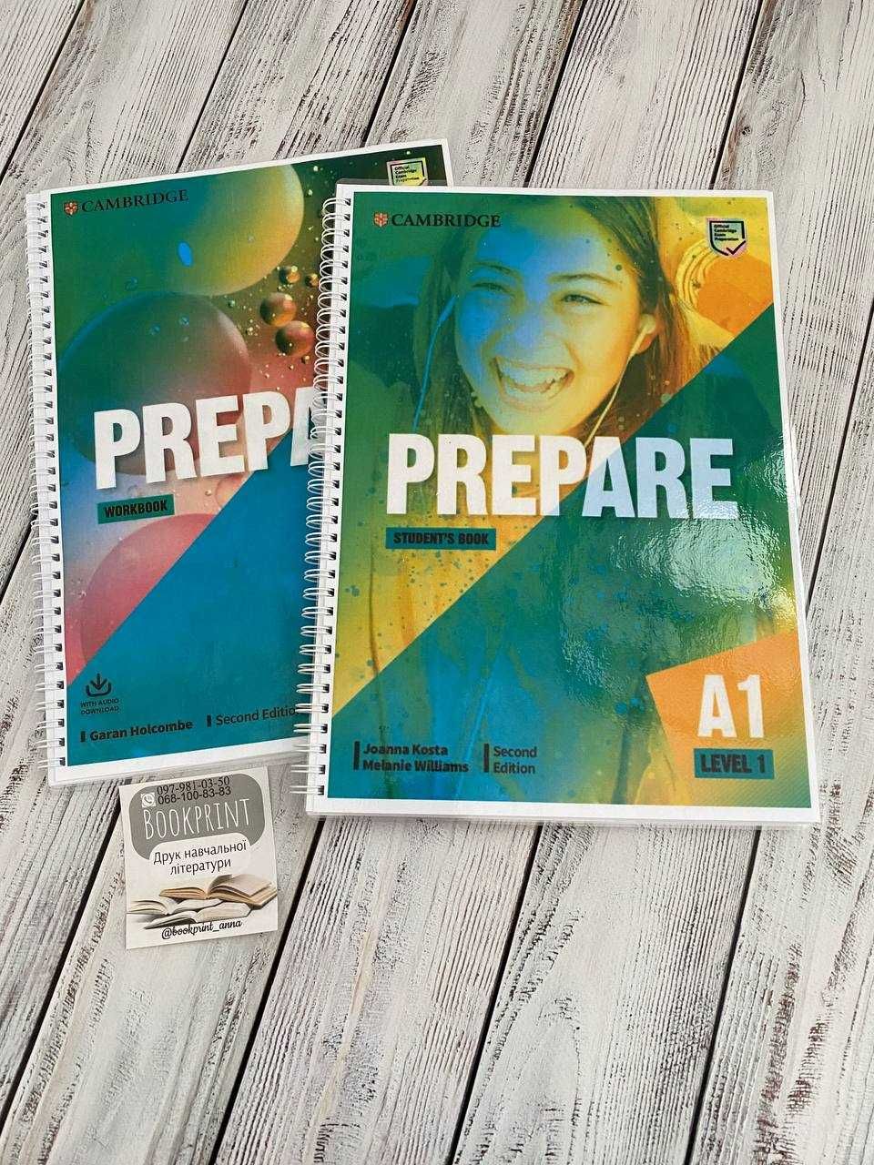 Prepare 2nd edition Levels 1,2,3,4,5,6,7 КНИГА+ЗОШИ