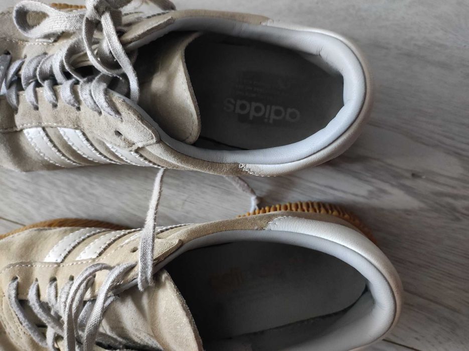 Adidas samba 40 2/3 beżowe sneakersy