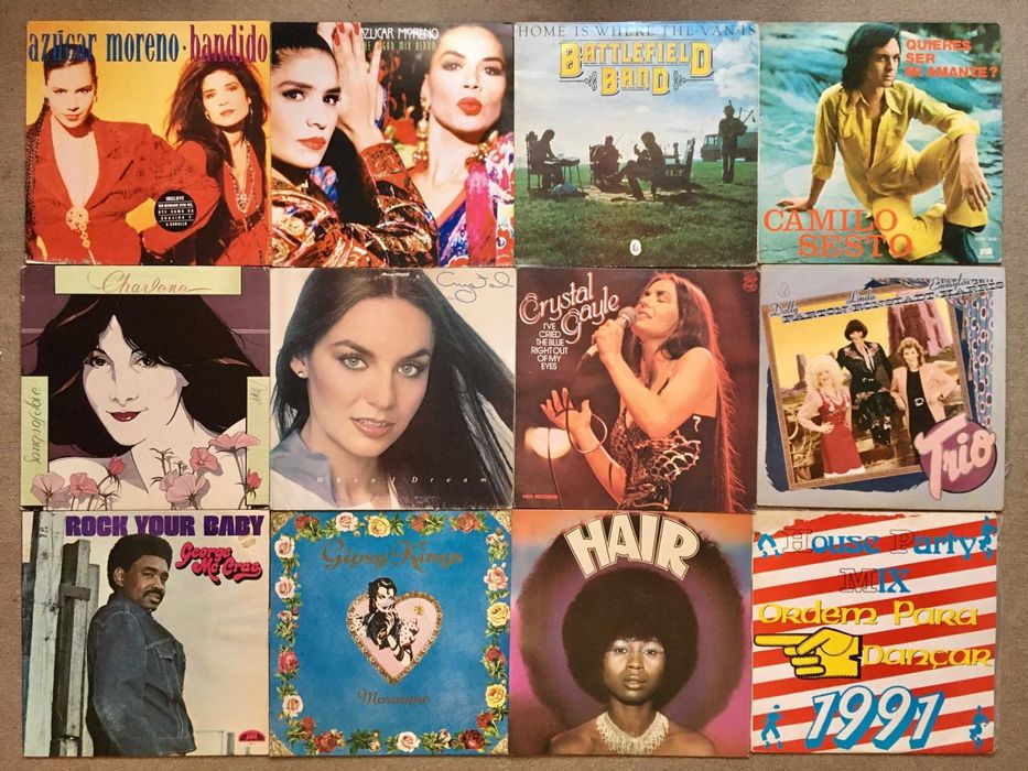 Discos vinil LP - 3€ cada - pop rock jazz portuguesa brasileira