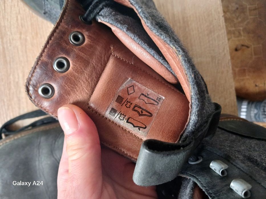 Мужские ботинки кожа