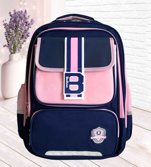 Шкільний рюкзак для дівчинки 3 4 5 клас, ортопедичний портфель в школу