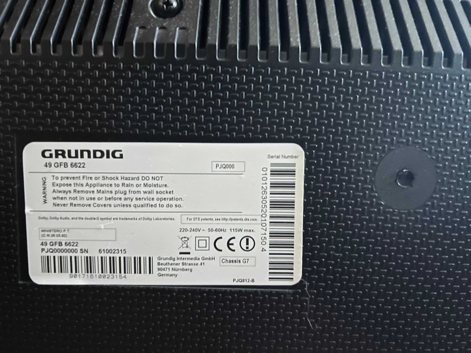 TV Grundig 49 cali
