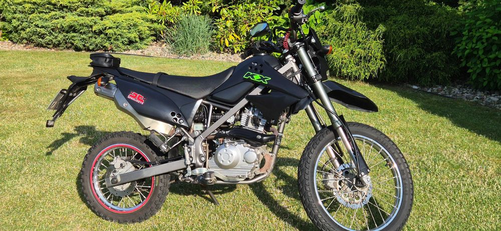 Kawasaki d-tracker/KLX 125 przebieg 5735 km, zarejesrowany w PL, A1/B