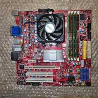 Комплект Материнка MSI K9N2GM-FD+8Gb+Процессор 4 ядра Athlon II X4 620