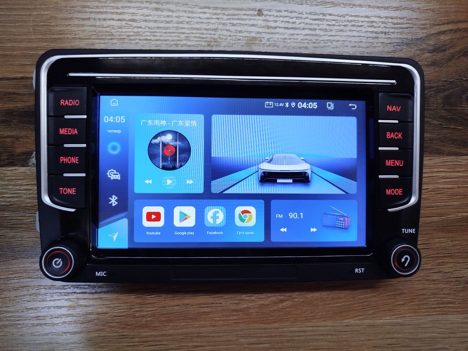 магнітола Volkswagen Skoda Passat golf 5,6Octavia, Android 12