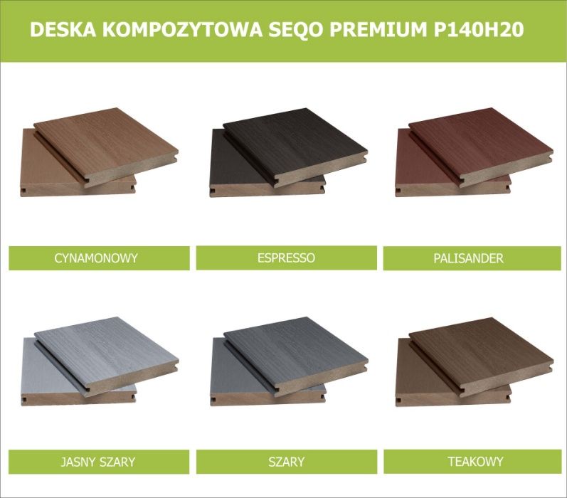 Deska kompozytowa SEQO Premium 140x20