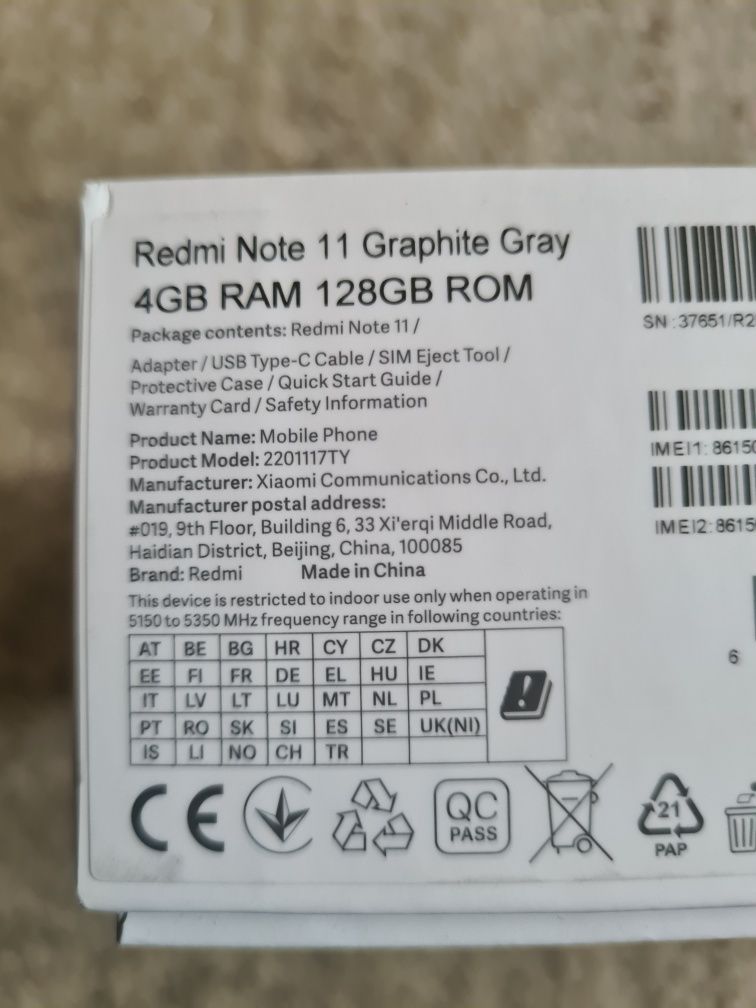 Smartfon Redmi note 11