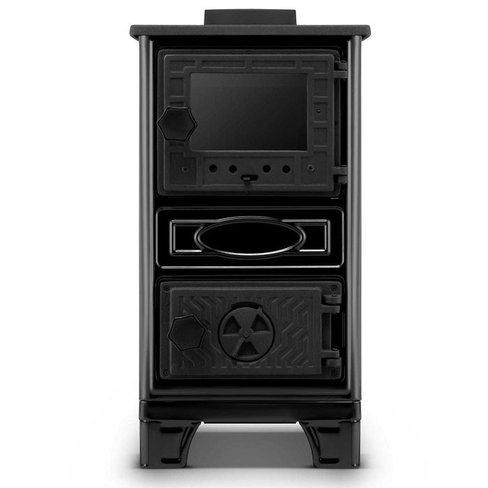 Piec wolnostojący  fajerką 10kW WERSJA NISKA