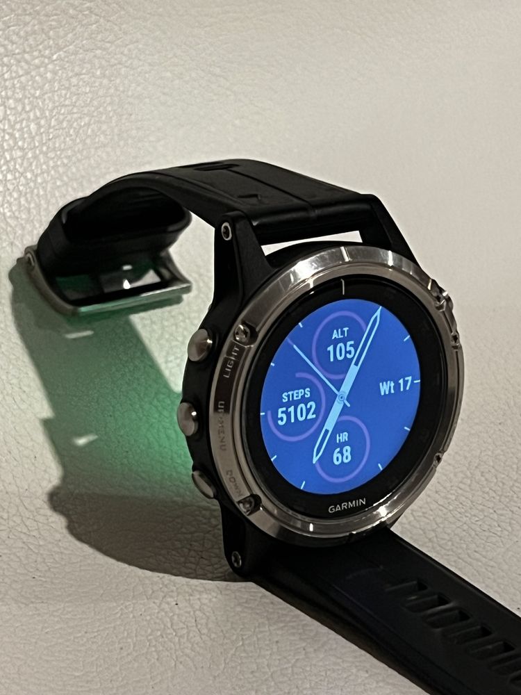 Zegarek multisportowy GARMIN Fenix 5 Plus GPS, stan idealny