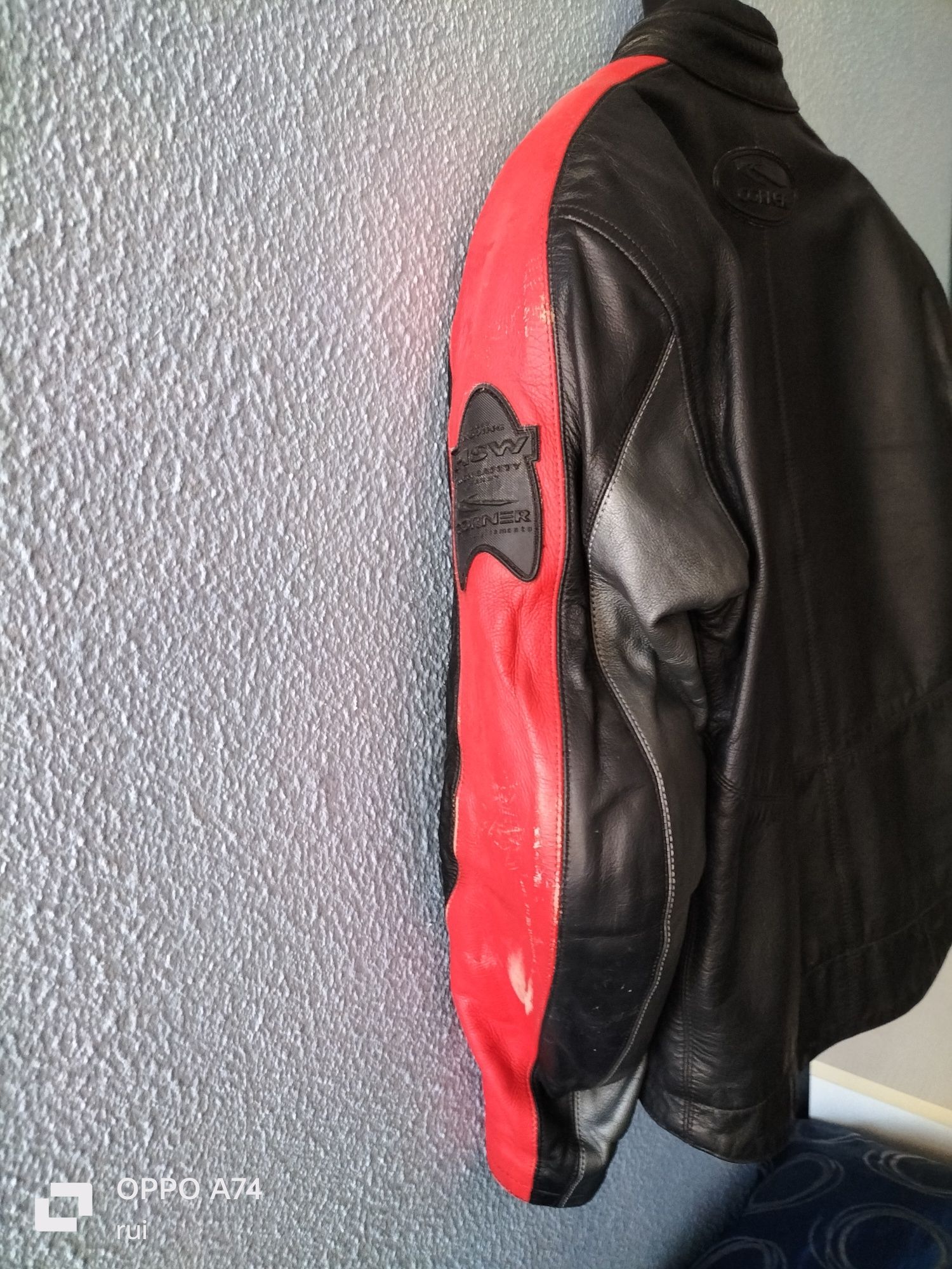 Blusão cabedal motard corner 48