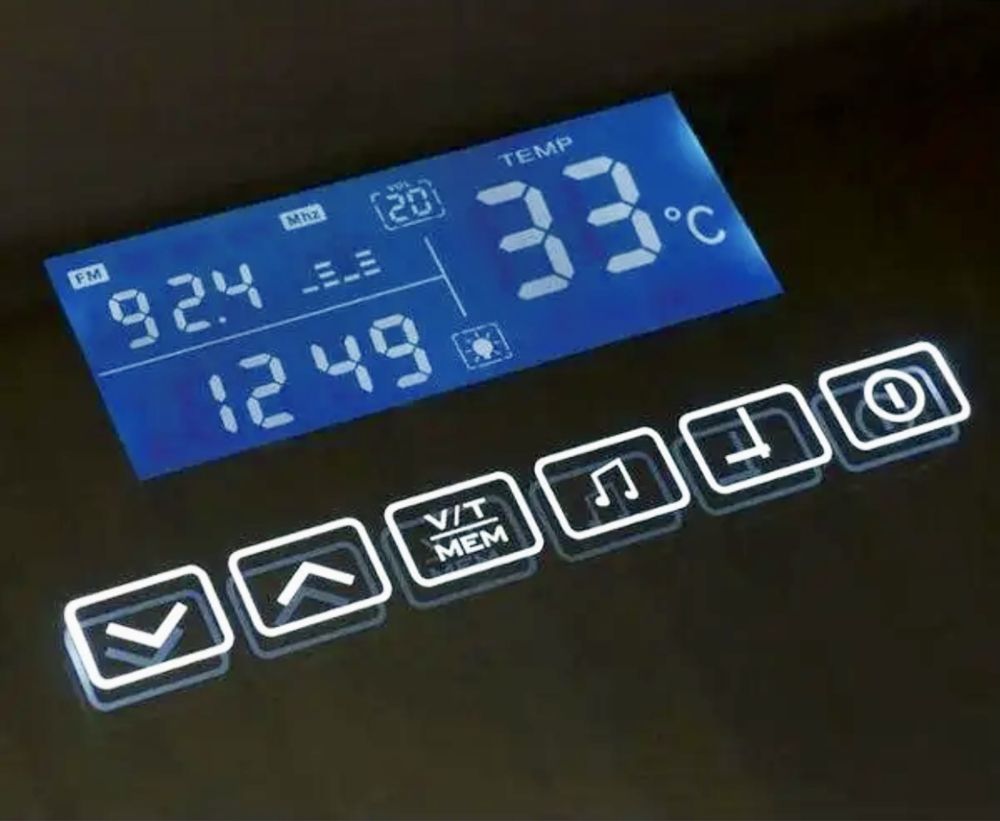 Смарт экран К 3015 Bluetooth Radio часы температура
