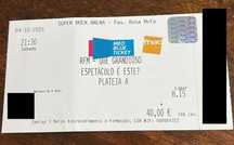 2 Bilhetes RFM - Que grandioso espetáculo - 4 de outubro