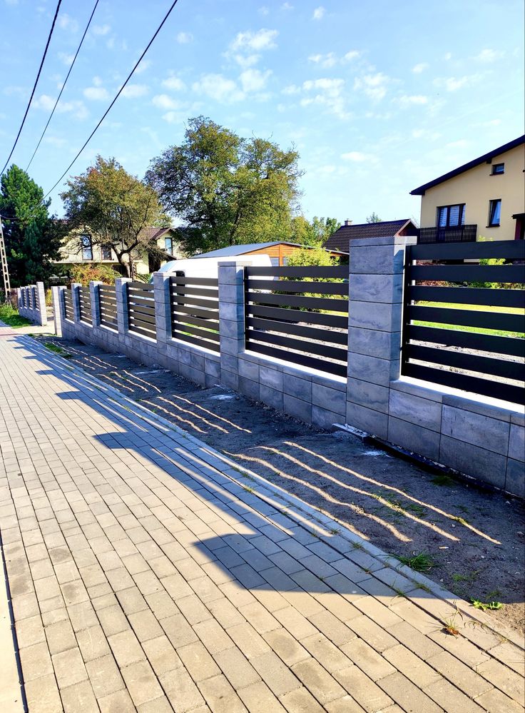 Ogrodzenie modułowe/łupane/ala klinkier