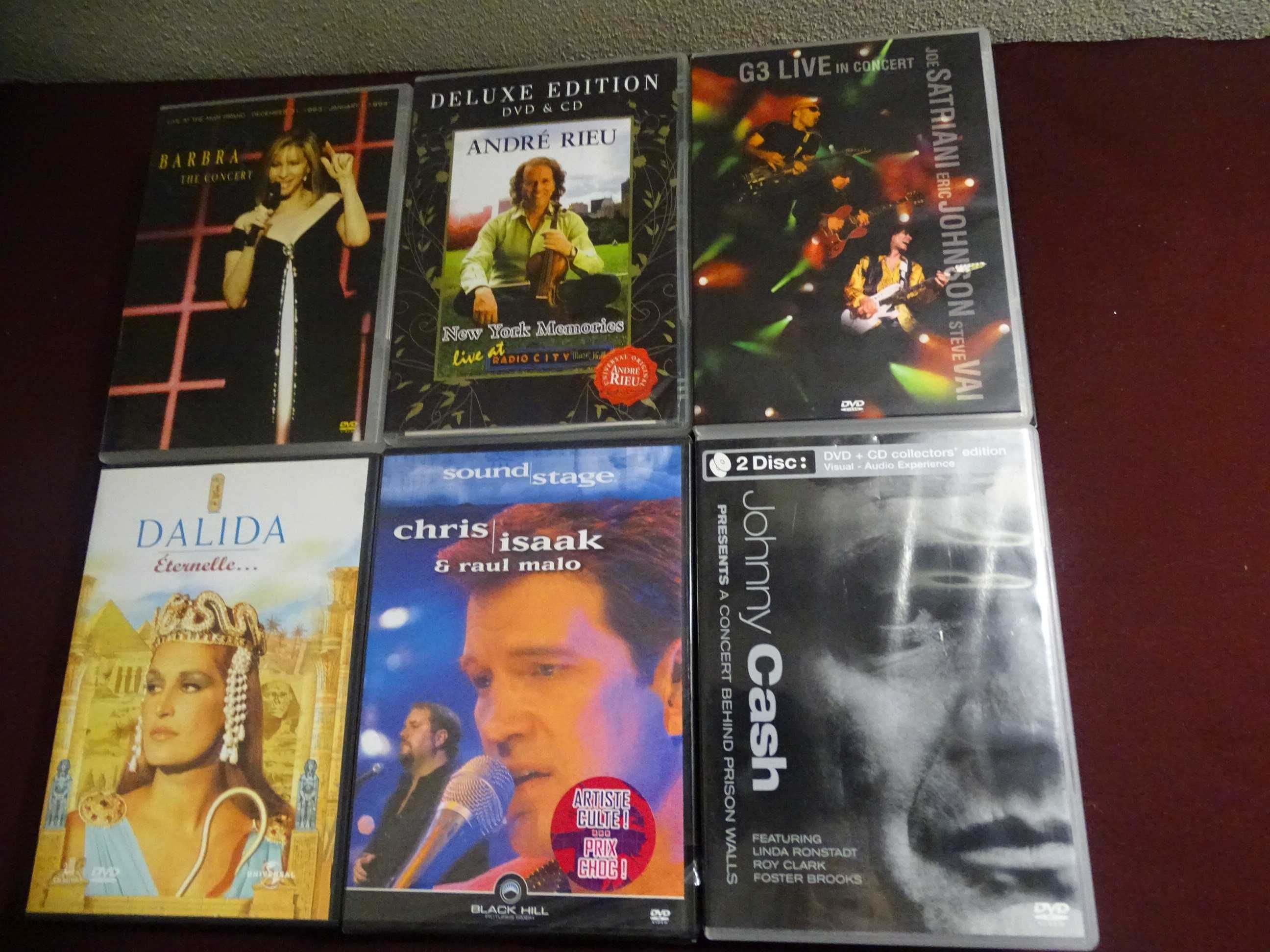 Lote de DVDs Musicais-5 euros cada DVD