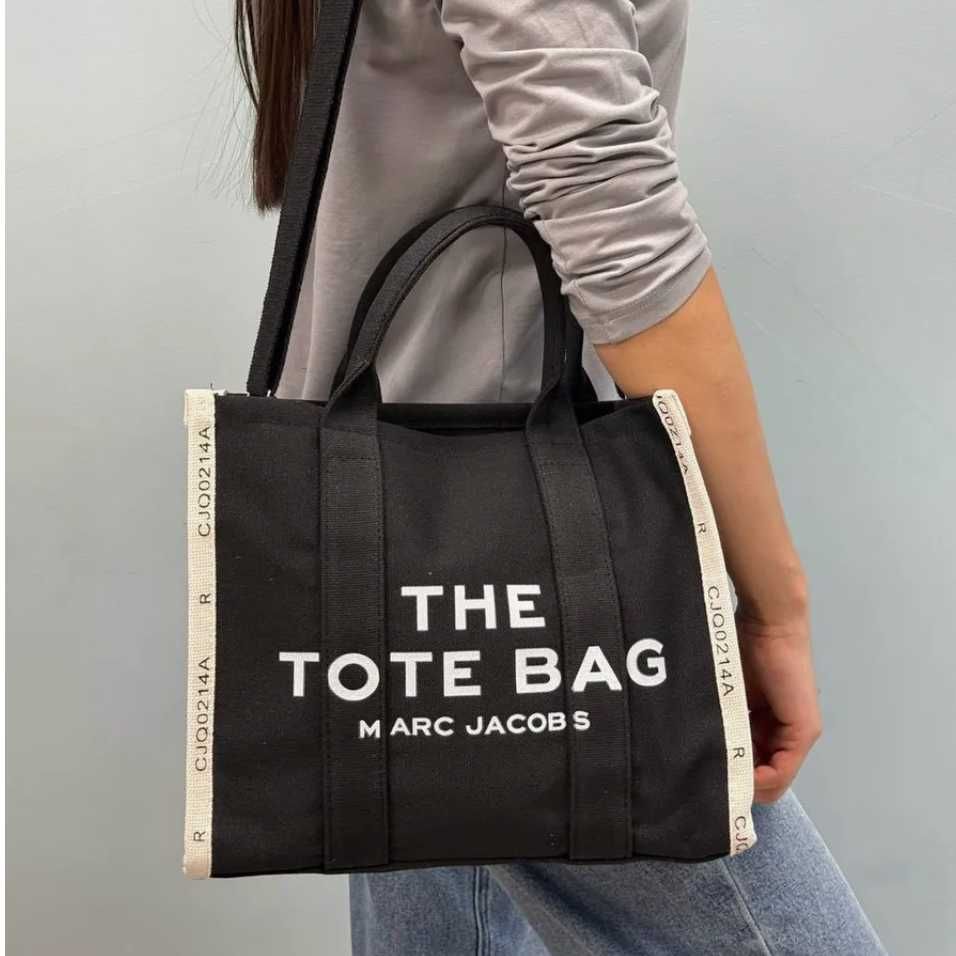 Чорна сумка Marc Jacobs   Стильний жіночий  брендовий шопер
