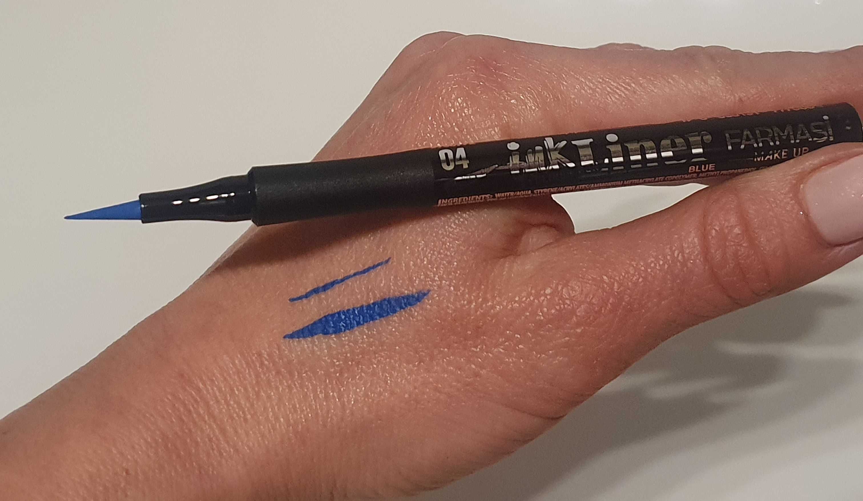 INK Liner Eyliner w Pisaku Farmasi Cienkie Grube Linie