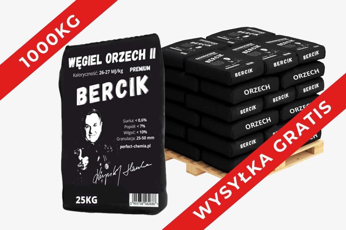 Wysokiej jakości Węgiel ORZECH 25-50mm - Worki 25KG - 1 Tona