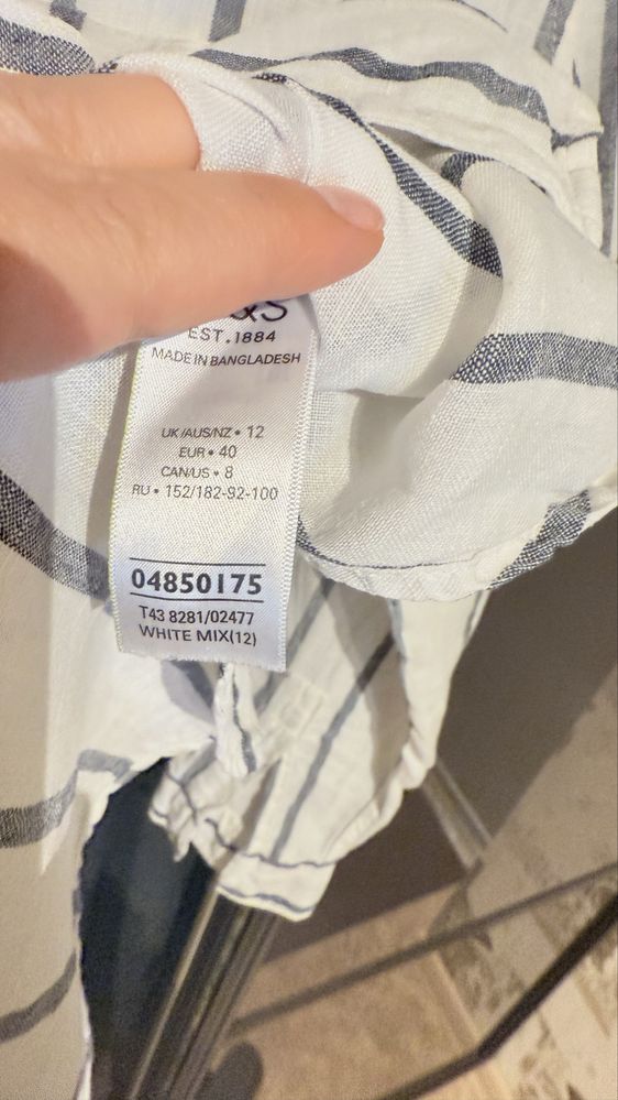 Сорочка льон Marks Spencer