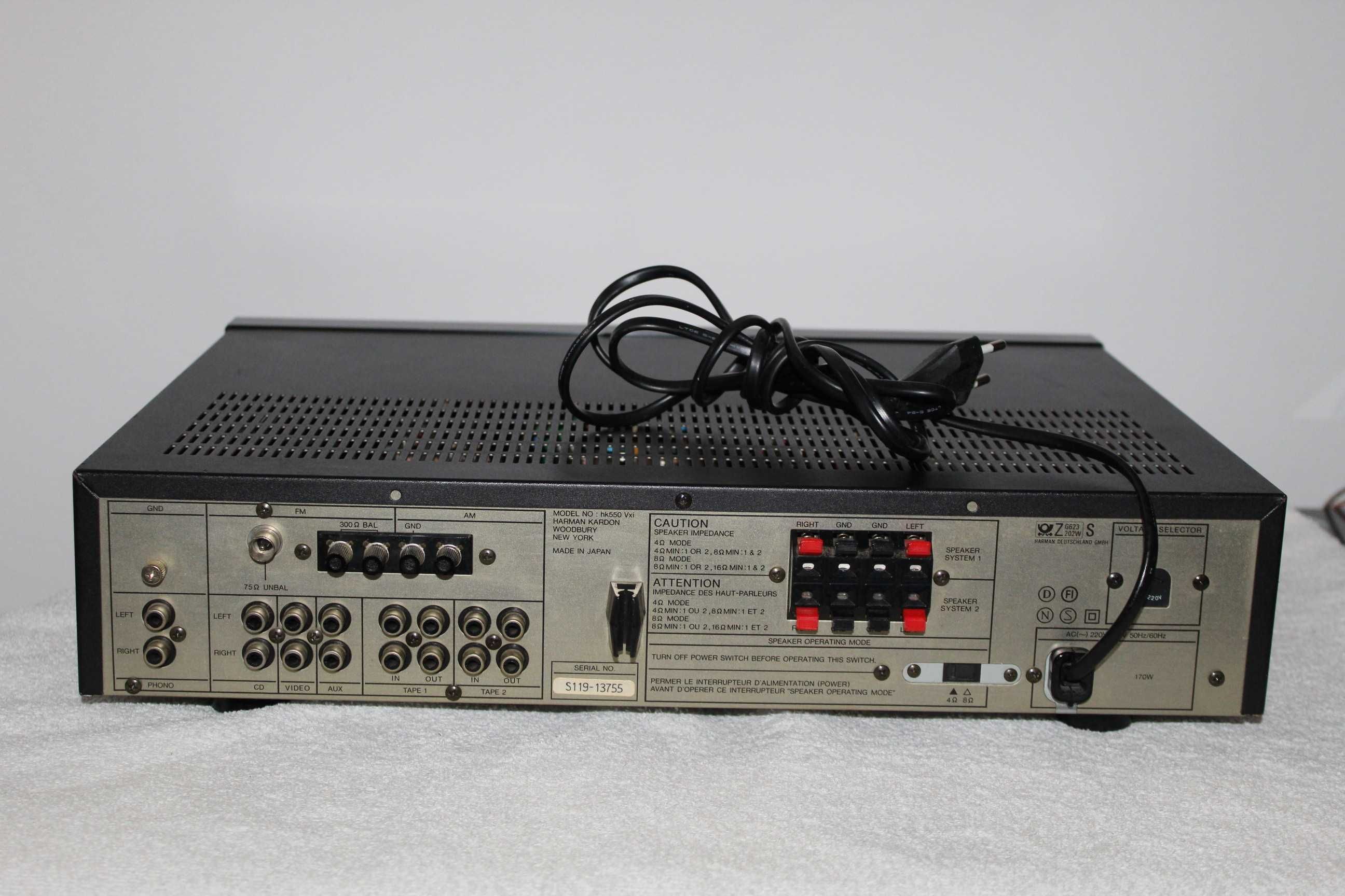 harman/kardon hk550 Vxi Amplituner wzmacniacz stereo Japan Wysyłka