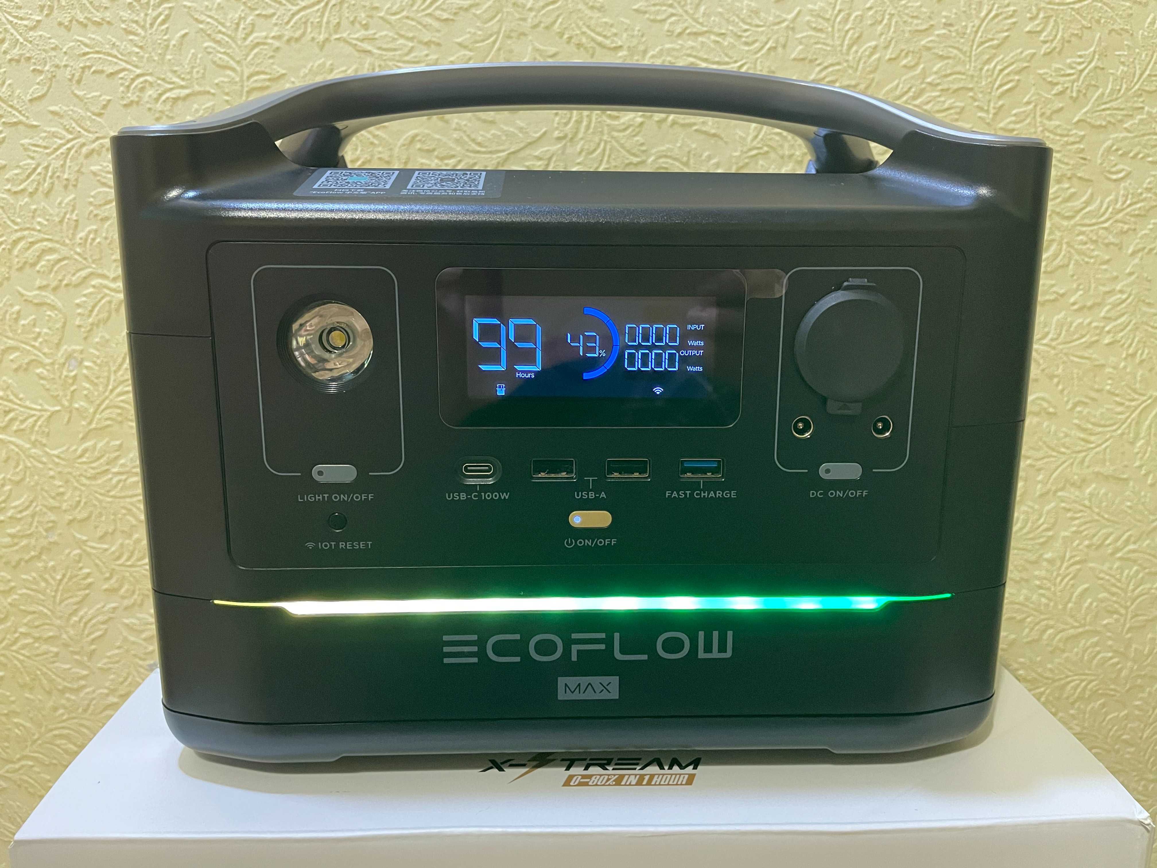 Зарядная станция EcoFlow RIVER Max600Вт(EFRIVER600MAX) (междун версия)