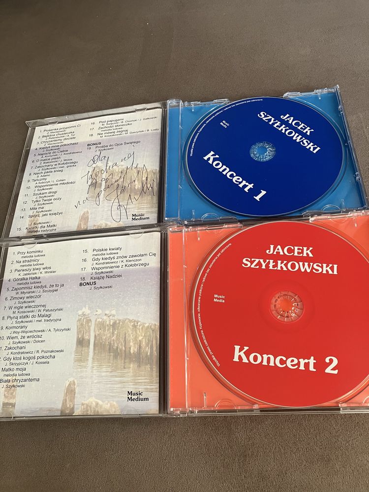 Jacek Szyłkowski Koncert 1 i 2 plyty CD BDB