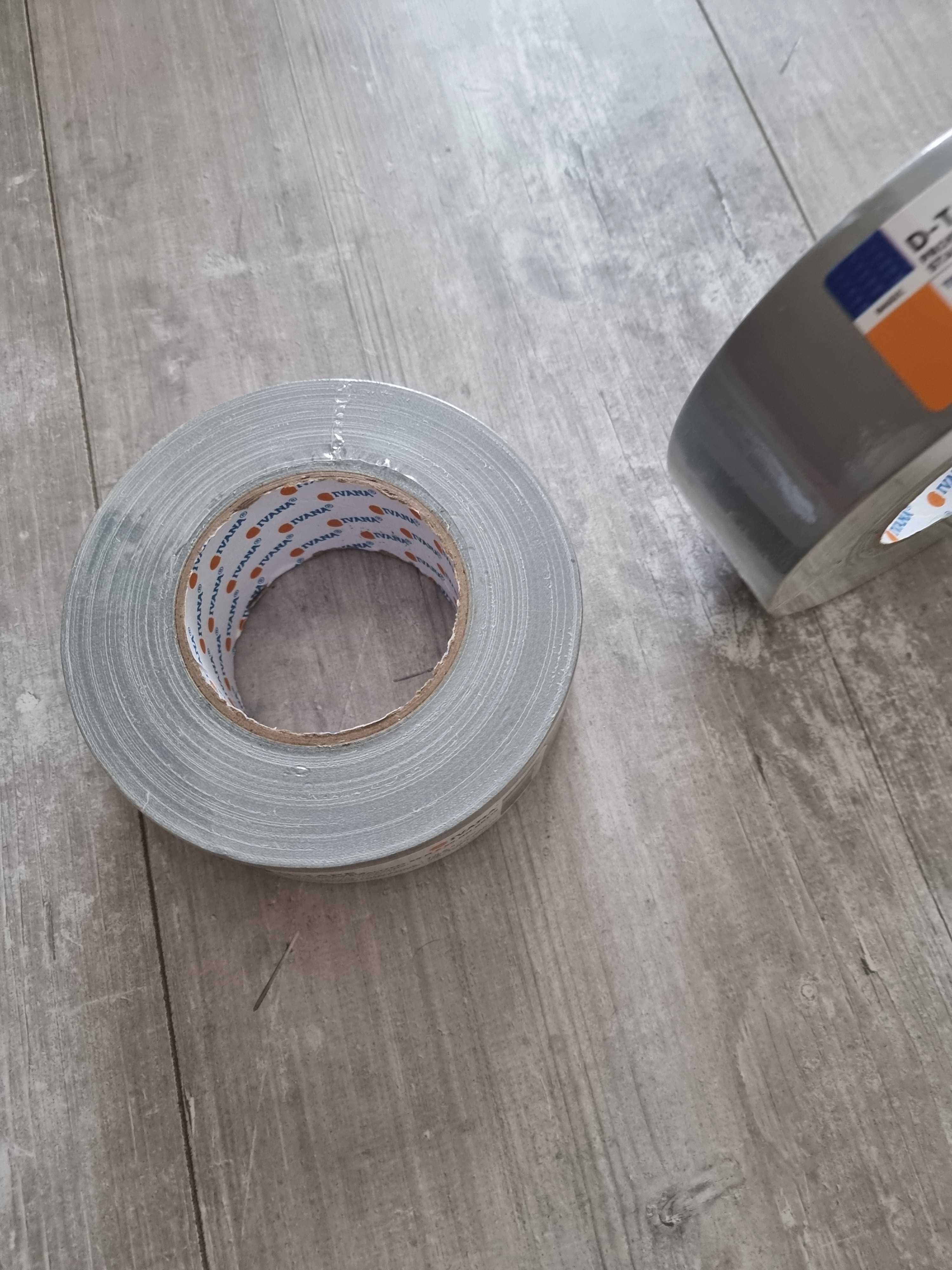 Wodoodporna ivana taśma d-tape bawełniana 50m x 50mm grijss