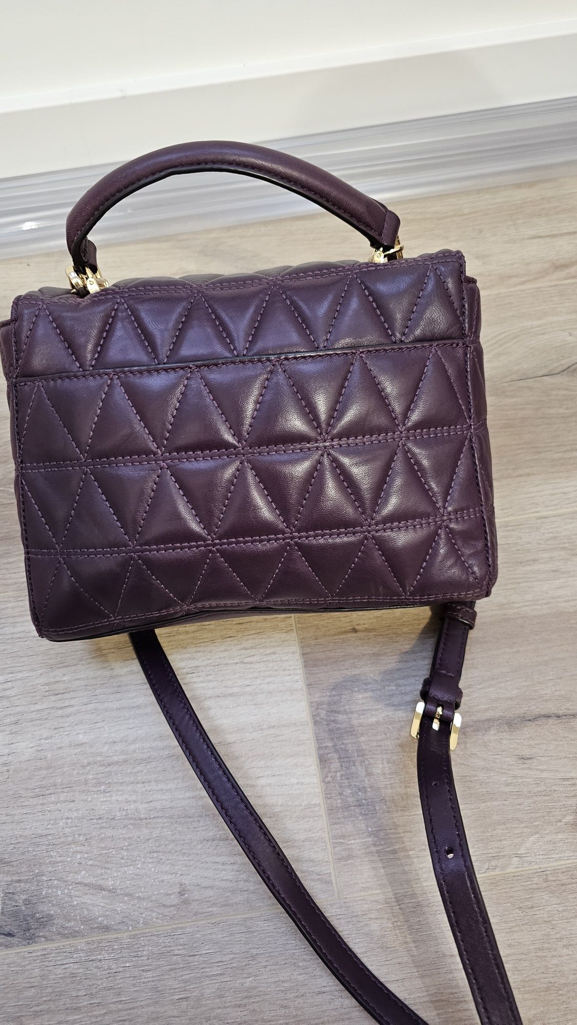 Michael kors torebka sloan crossbody śliwka