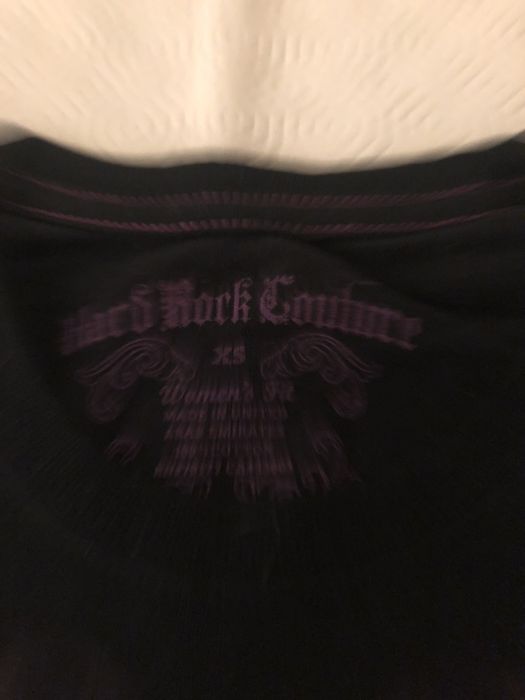 HARD ROCK t-shirt senhora, preta, tamanho XS