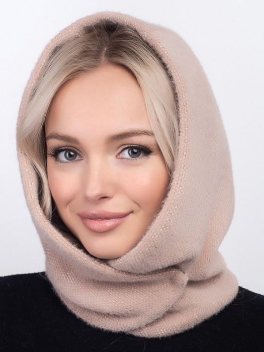 Шапка, капор - капюшон ангора. Багато кольорів