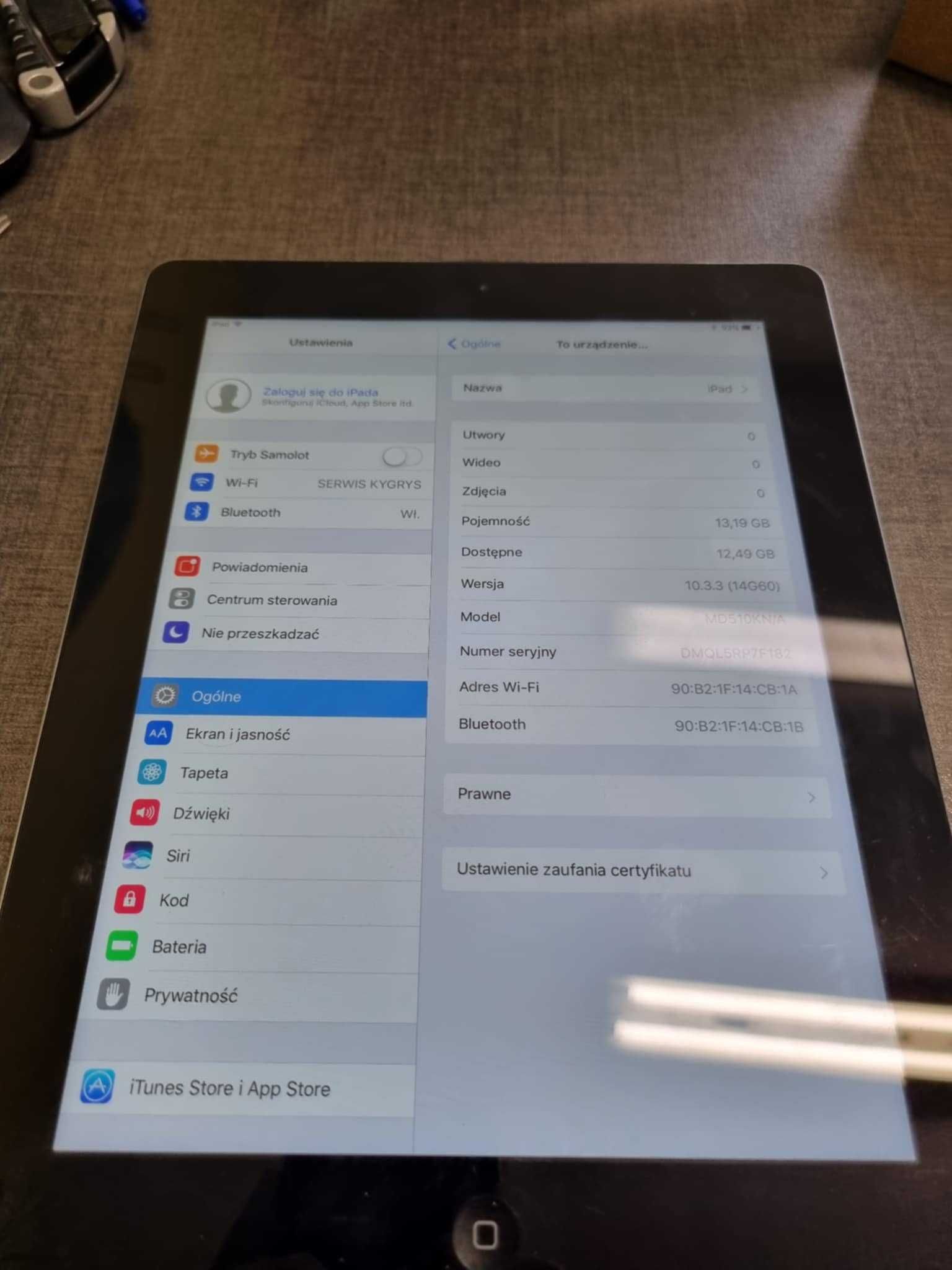 tablet IPAD A1458