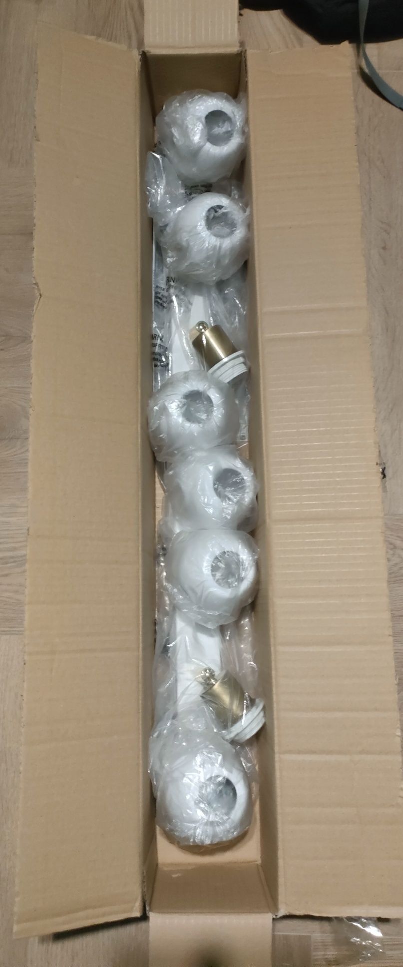 Lampa szyna LUMINEX 3231 spot Fresno (biały-złoty) NOWA