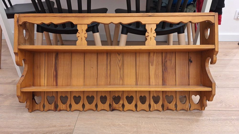 Półka drewniana vintage