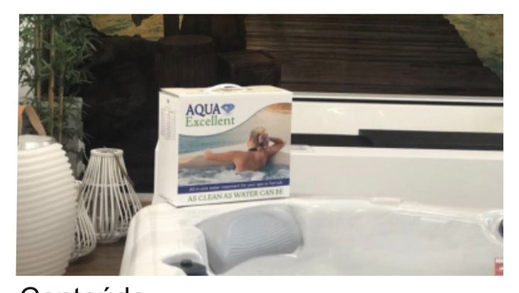Aqua excellent 98,40 €  spa tratamento para agua promocao