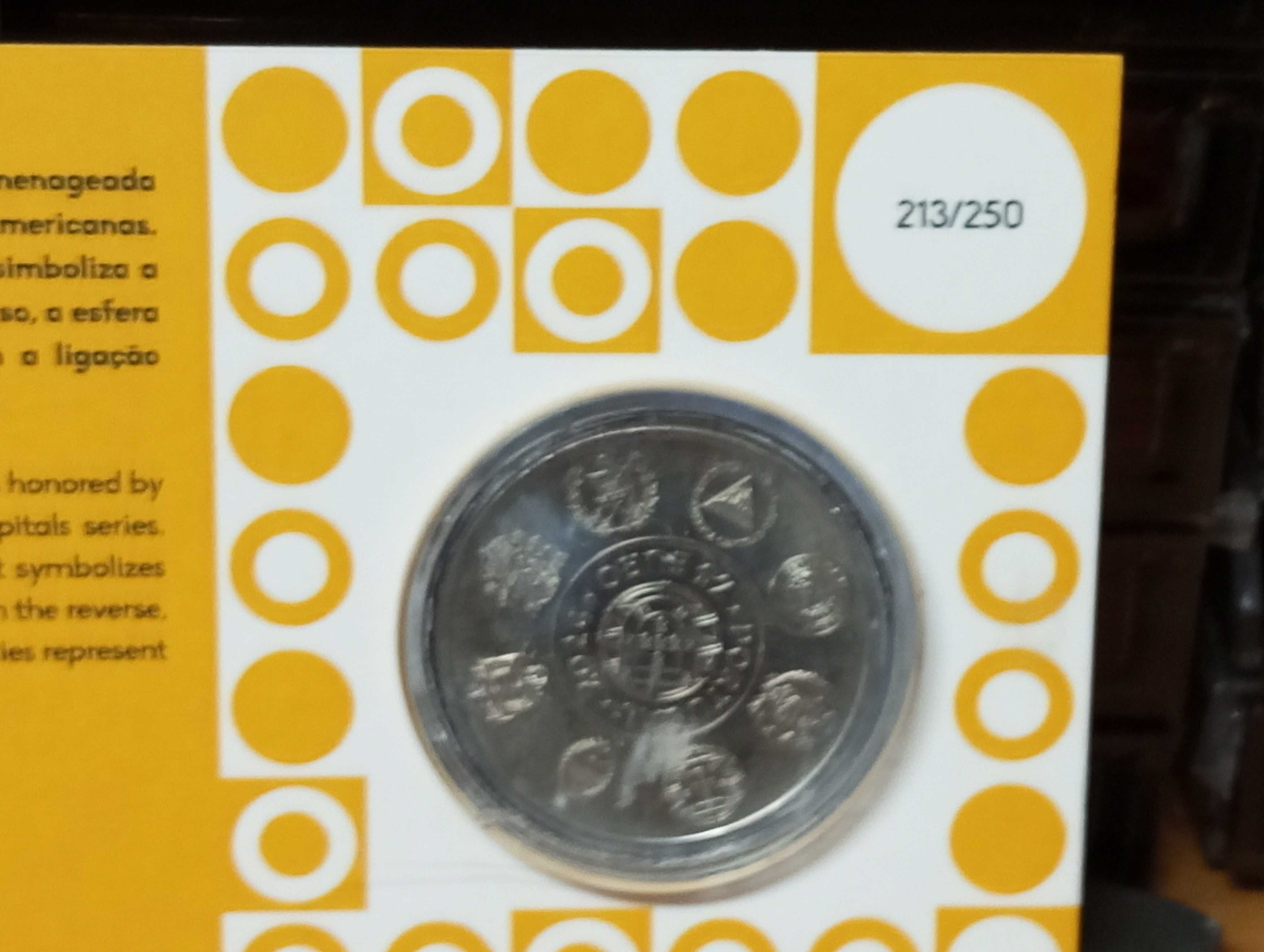 Cartão com moeda de 7,5€ "THE COIN CONFERENCE LISBON" 2024