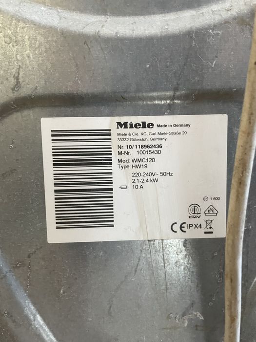 Пральна машинка Miele W1