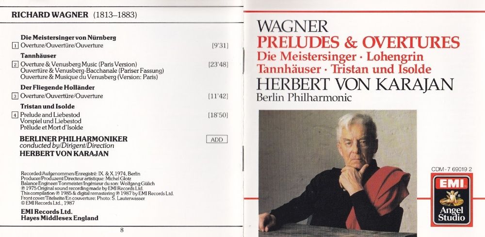 CD Wagner Ouverturen-Karajan