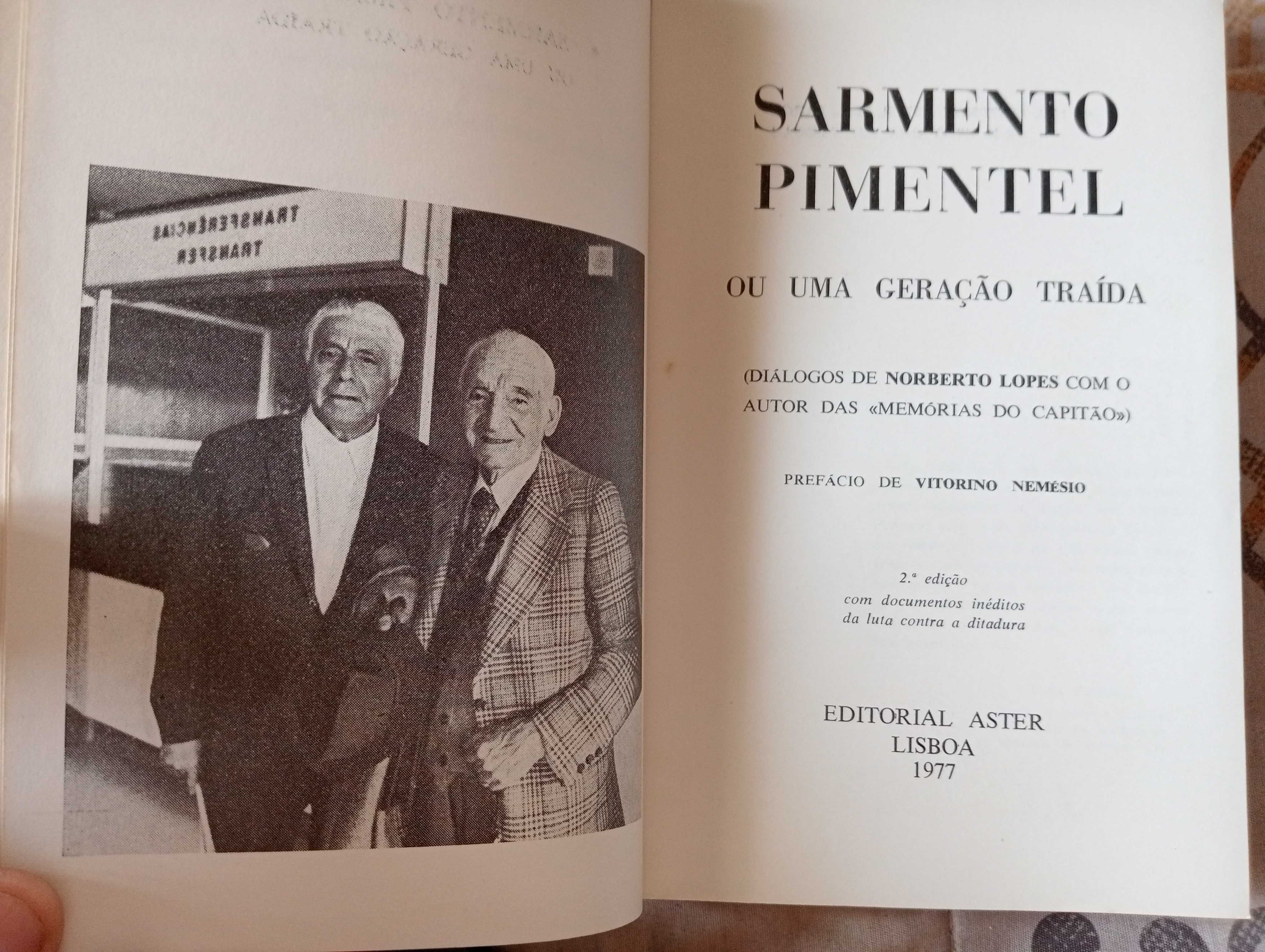 Sarmento Pimentel ou uma geração traída