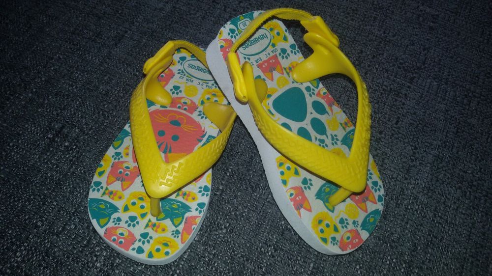 Sandalias Havaianas baby gatos gatinhos NOVAS - tamanho 20 - unisexo